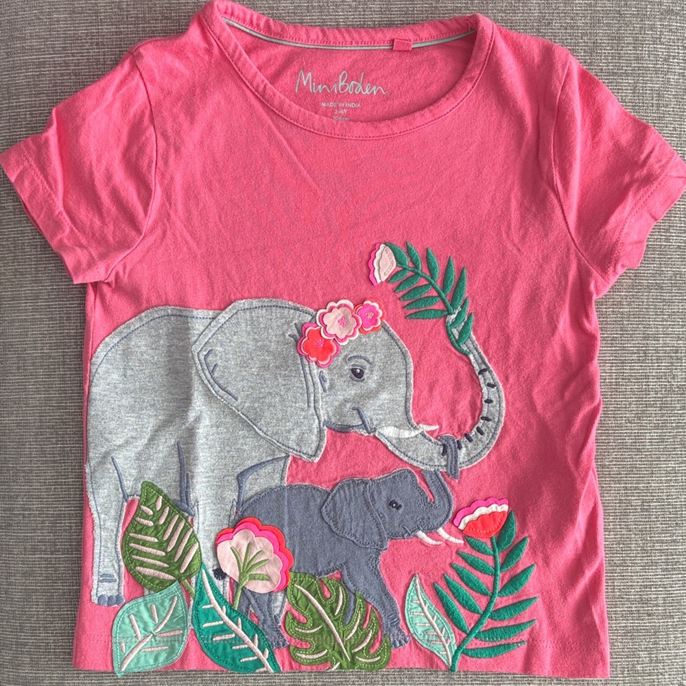 Elephant Appliqué shirt